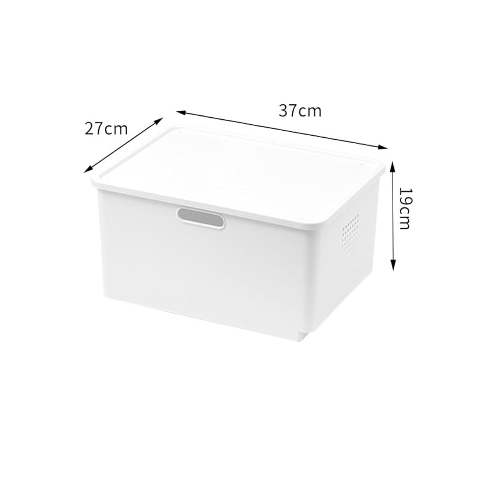 ホワイトプラスチック収納ボックス1個セット Amazon｜[WQ7UE] フタ付き S プラスチック収納ボックス